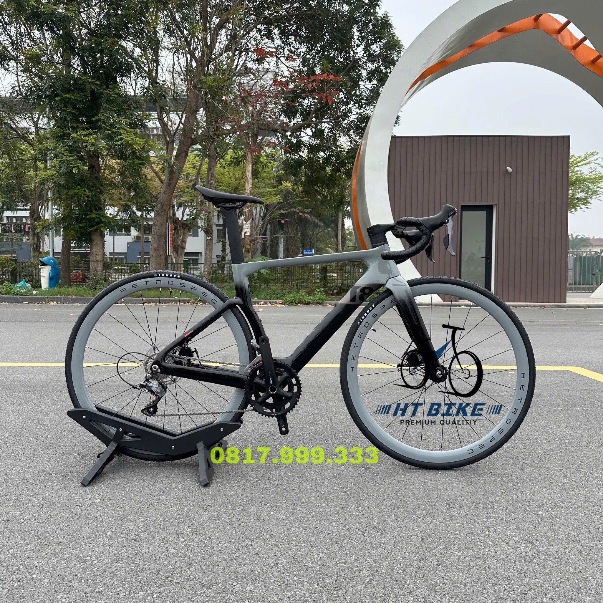 Xe đạp đua Road TWITTER T8 3 món Shimano Claris R20000 mới nhất 2025