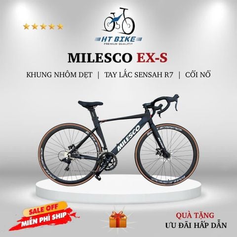  Săn sale giảm 30% xe đạp đua road MILESCO EX-S | HT BIKE 