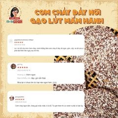 Cơm Cháy Đáy Nồi Gạo Lứt Mắm Hành