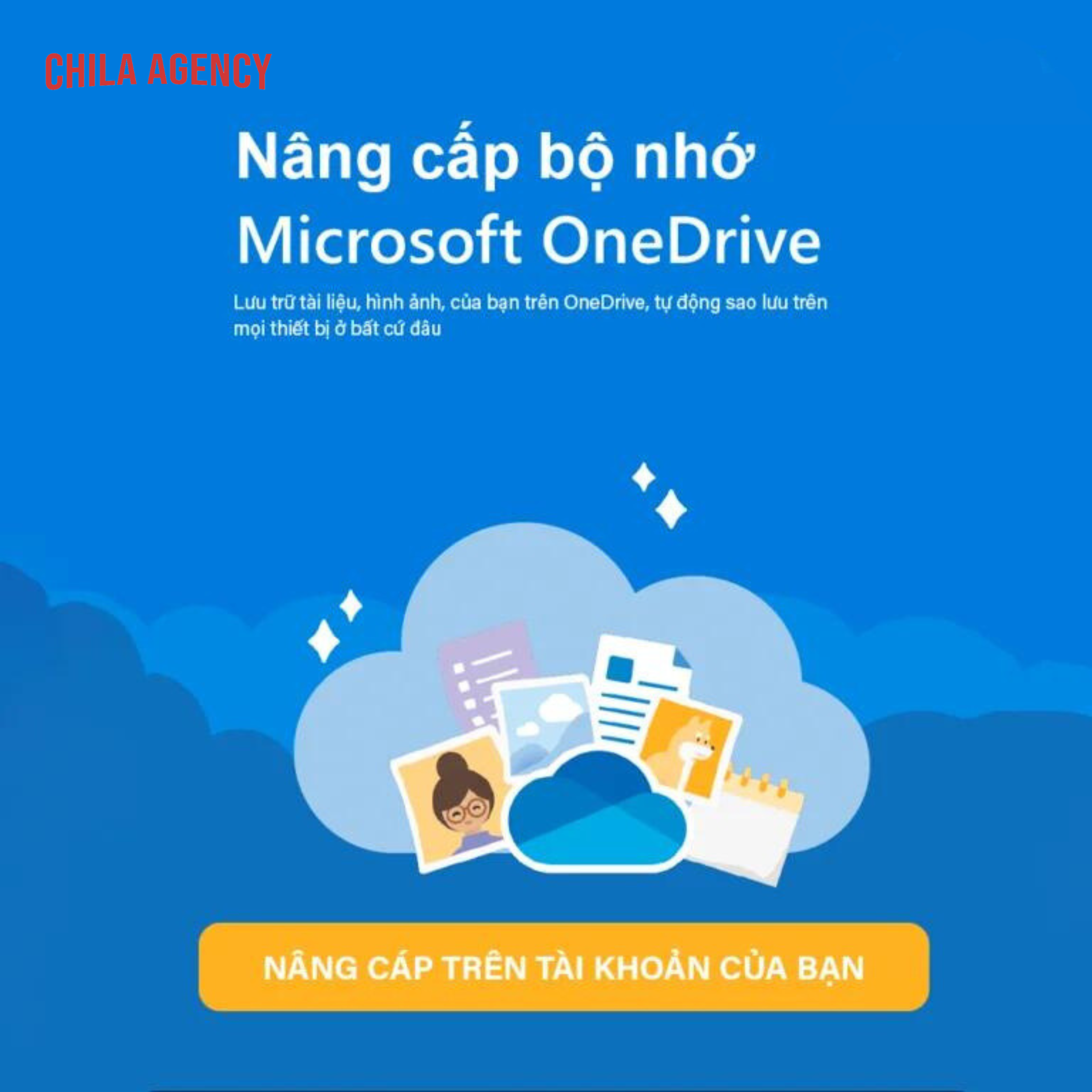  Nâng cấp tài khoản OneDrive 1TB dung lượng 1 năm 