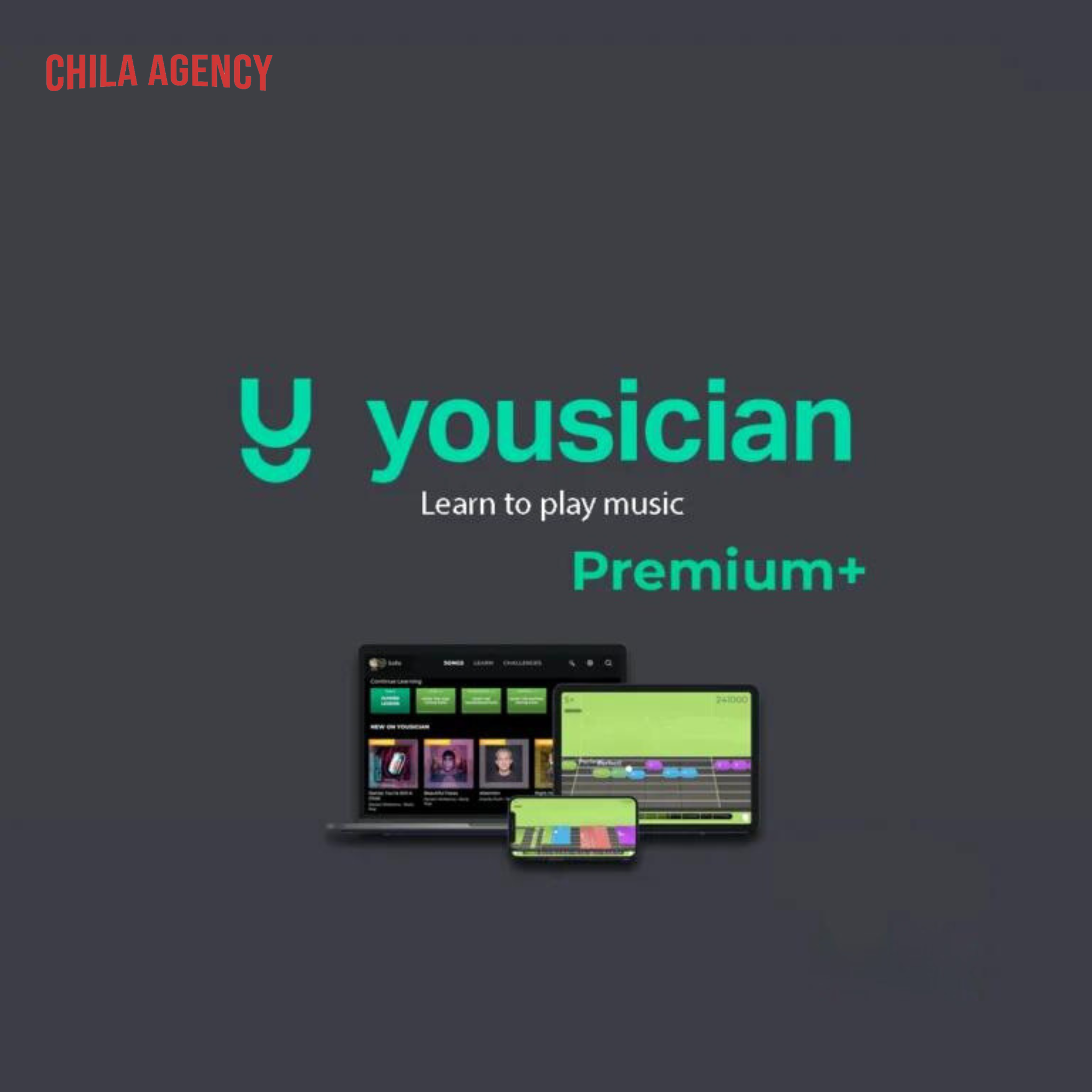 Nâng cấp tài khoản Yousician Premium+ 12 tháng chính chủ Chila Agency