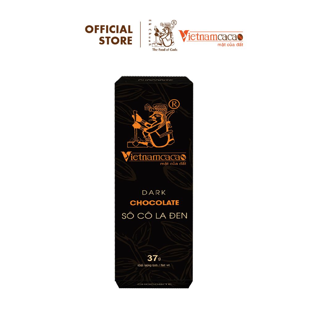  Sôcôla Đen thanh 37g VinaCacao Chocobite 