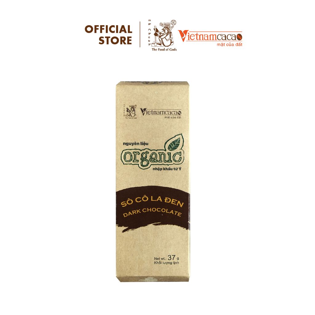  Sôcôla Đen thanh 37g VinaCacao Organic 