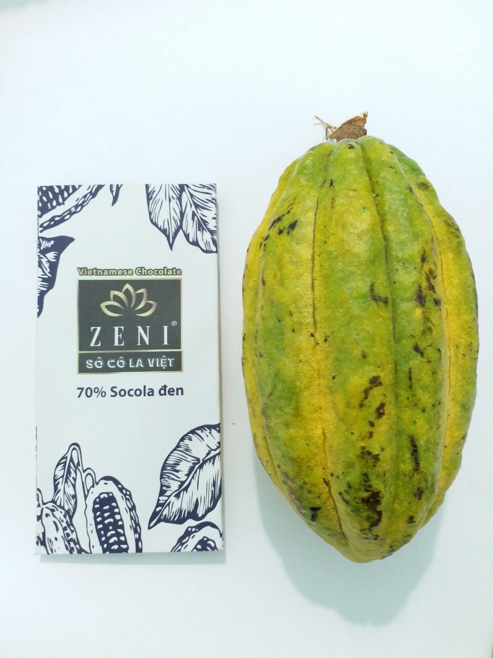  Sôcôla Đen 70% Thanh 75g Zeni 