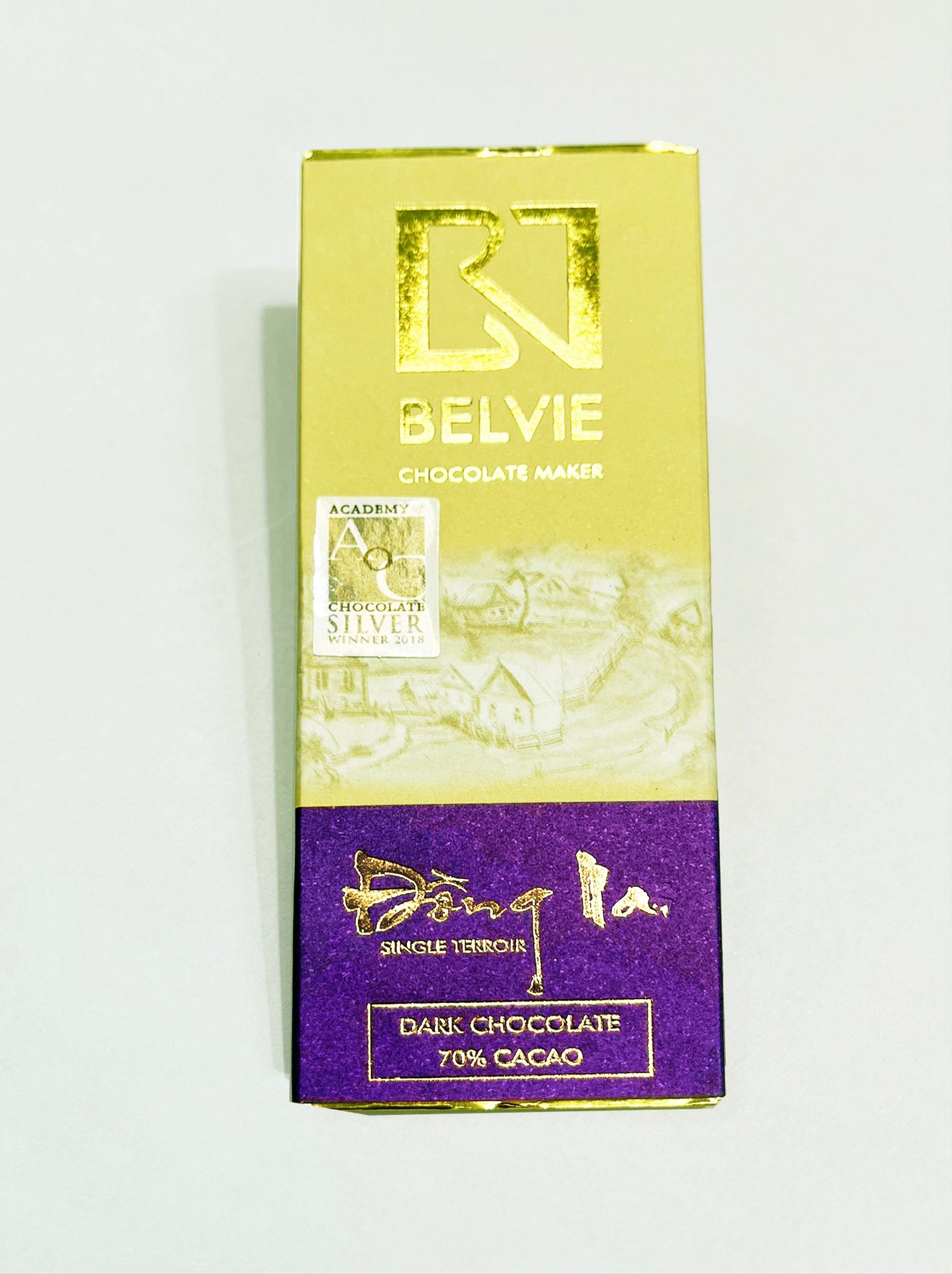  Sôcôla Đen 70% Đồng Nai Thanh 27g Belvie 