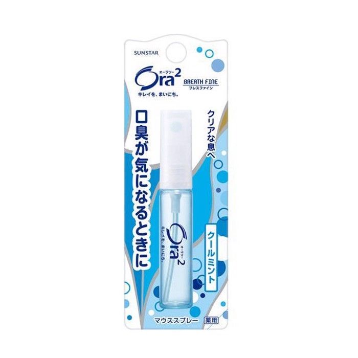  SUNSTAR- Xịt thơm miệng Ora 2 hương bạc hà 6ml 