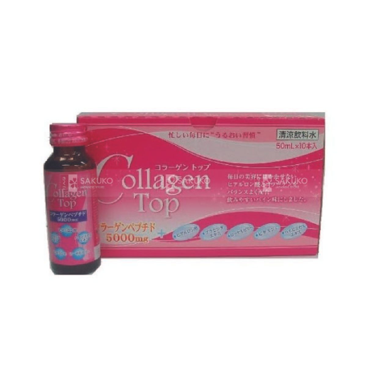  SHINNIPPAI- Thức uống Collagen Top 5000 50mlx10ch 