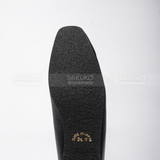  SKRStep - Giày mũi vuông AC Đen 24/49700 