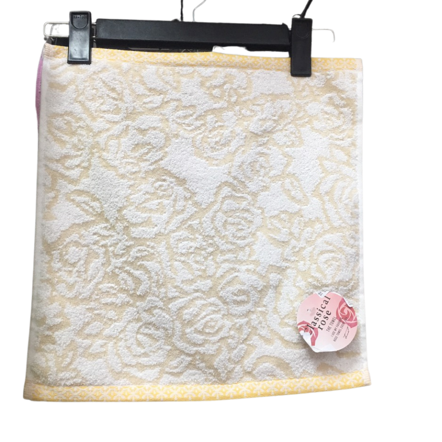  HYS- Khăn mặt Rose- Beige 34x35cm 