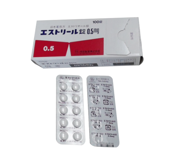  MOCHIDA- Viên trị mãn kinh Estriol 0.5mg 100 viên 