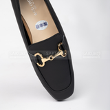  SKRStep - Giày mũi vuông cao cấp AC Đen 23/49703 