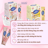  MORINAGA- Sữa bầu vị trà sữa (18g x 12 gói) 