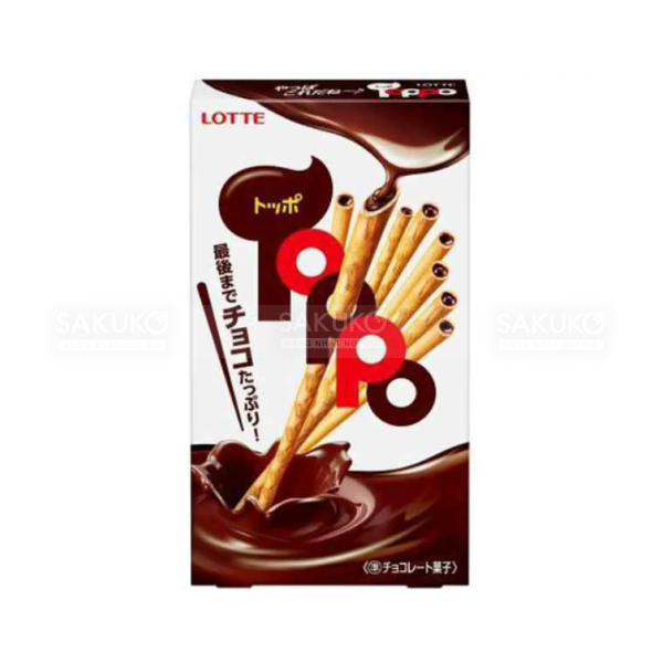  LOTTE- Bánh que Toppo vị socola 72g 