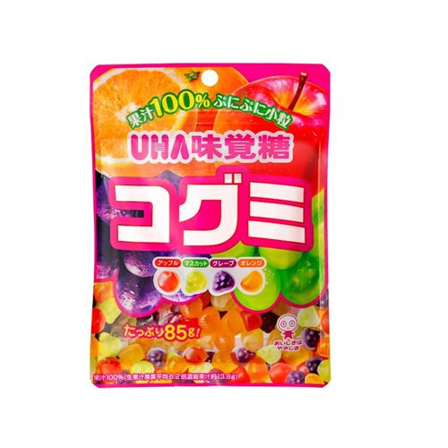  UHA MIKAKUTO- Kẹo dẻo Kogumi vị trái cây 85g 