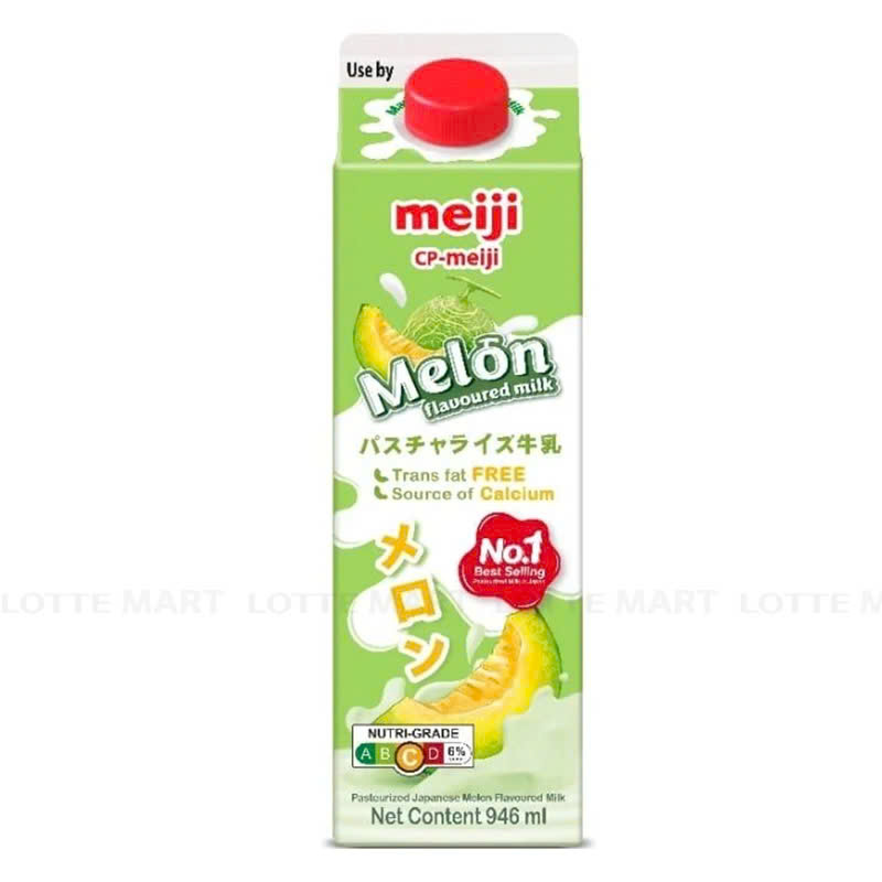 MEIJI- Sữa tươi thanh trùng vị dưa lưới 946ml 