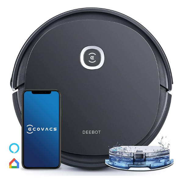  ECOVACS- Robot hút bụi lau nhà Deebot U2 Pro (Đen) 