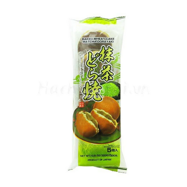 HIYOSHI SEIKA- Bánh Dorayaki nhân trà xanh 300g