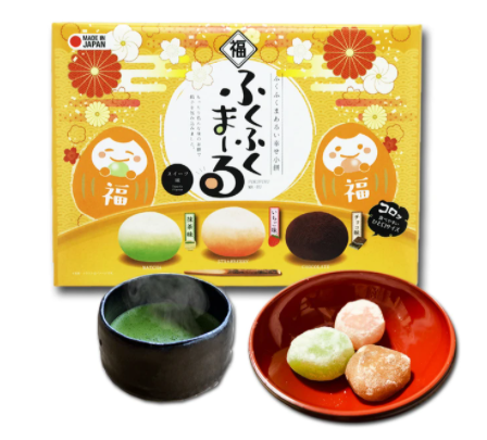  S-TRUST- Bánh mochi Fukufuku maru 3 vị 24 chiếc 