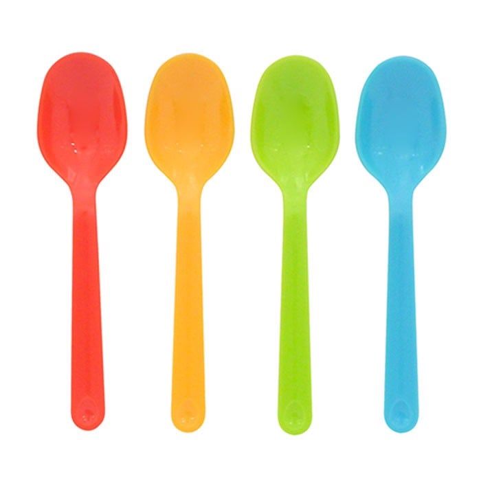  INOMATA- Set 4 thìa nhựa nhiều màu 