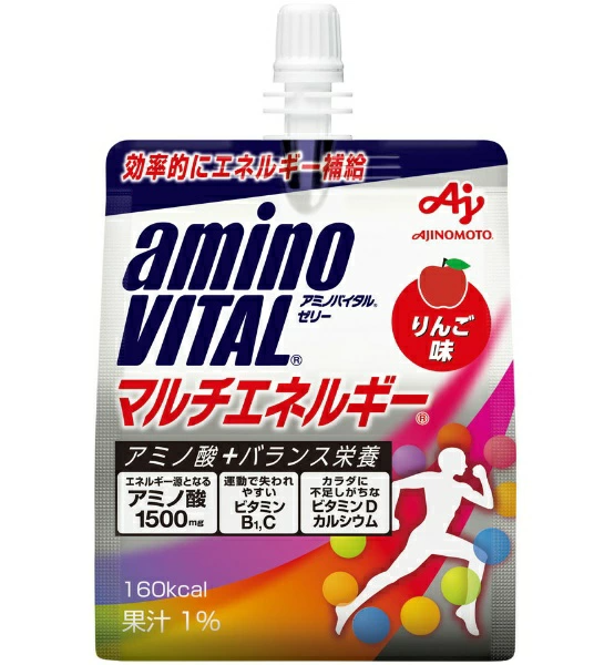  AJINOMOTO- Thạch bổ sung năng lượng vị táo (180g) 