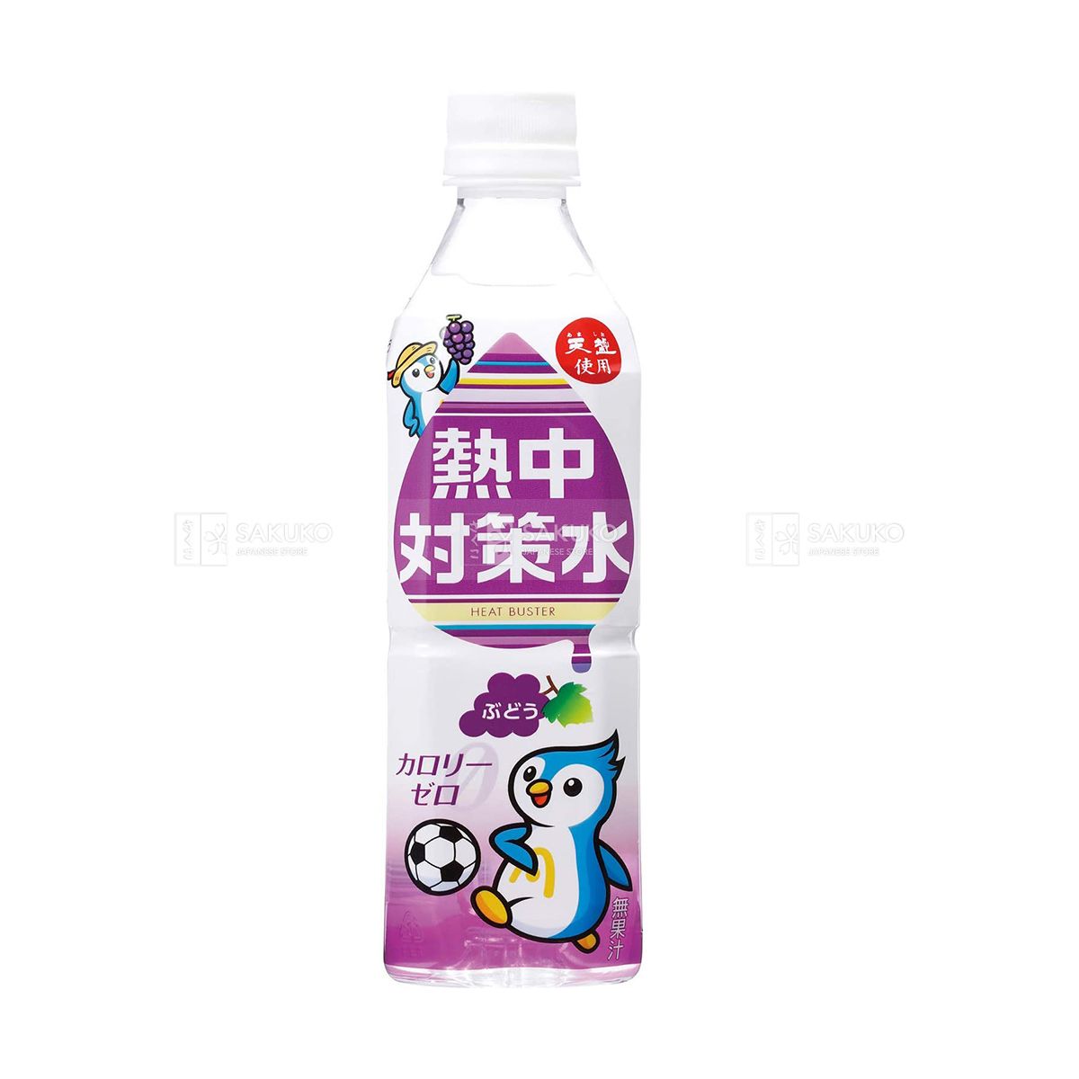  AKO KASEI- Nước điện giải vị nho 0 calo (500ml) 