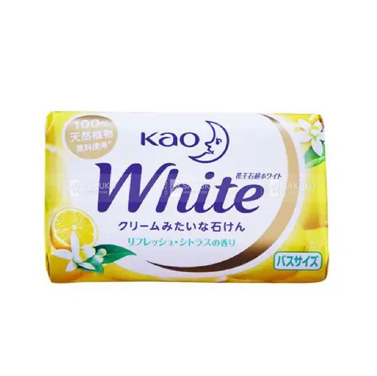  KAO- Xà phòng tắm White hương cam chanh (130g) 