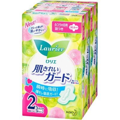KAO- BVS Laurier hàng ngày cánh 20.5cm 20 miếngx2