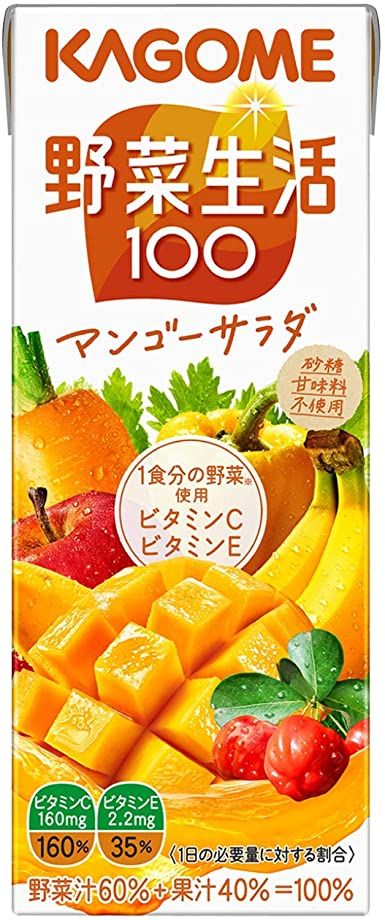  KAGOME- Nước ép rau củ quả Salad Mango (200ml) 