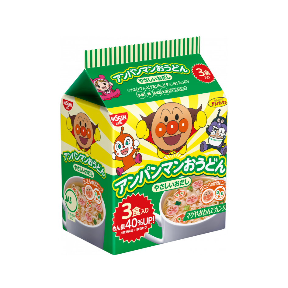  NISSIN- Mì udon Anpaman màu xanh 90g 