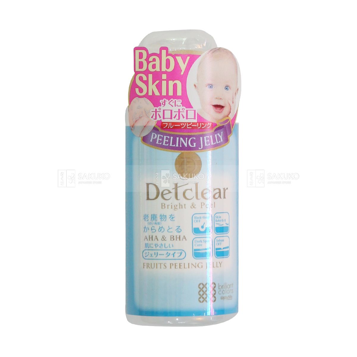  MEISHOKU- Tẩy da chết DET Clear(không mùi)-58ml 