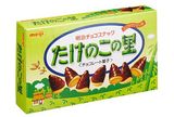  MEIJI- Bánh phủ socola đen hình búp măng (hộp 70g) 