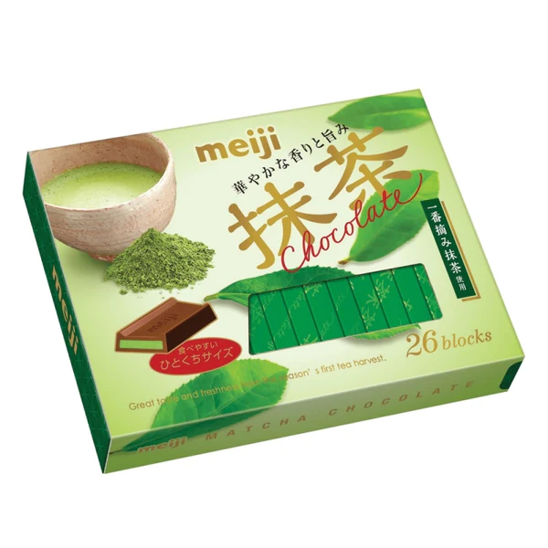  MEIJI- Socola nhân trà xanh 26 chiếc 