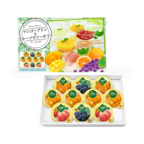 KANAZAWA KENROKU-Pudding xoài & thạch trái cây 10c