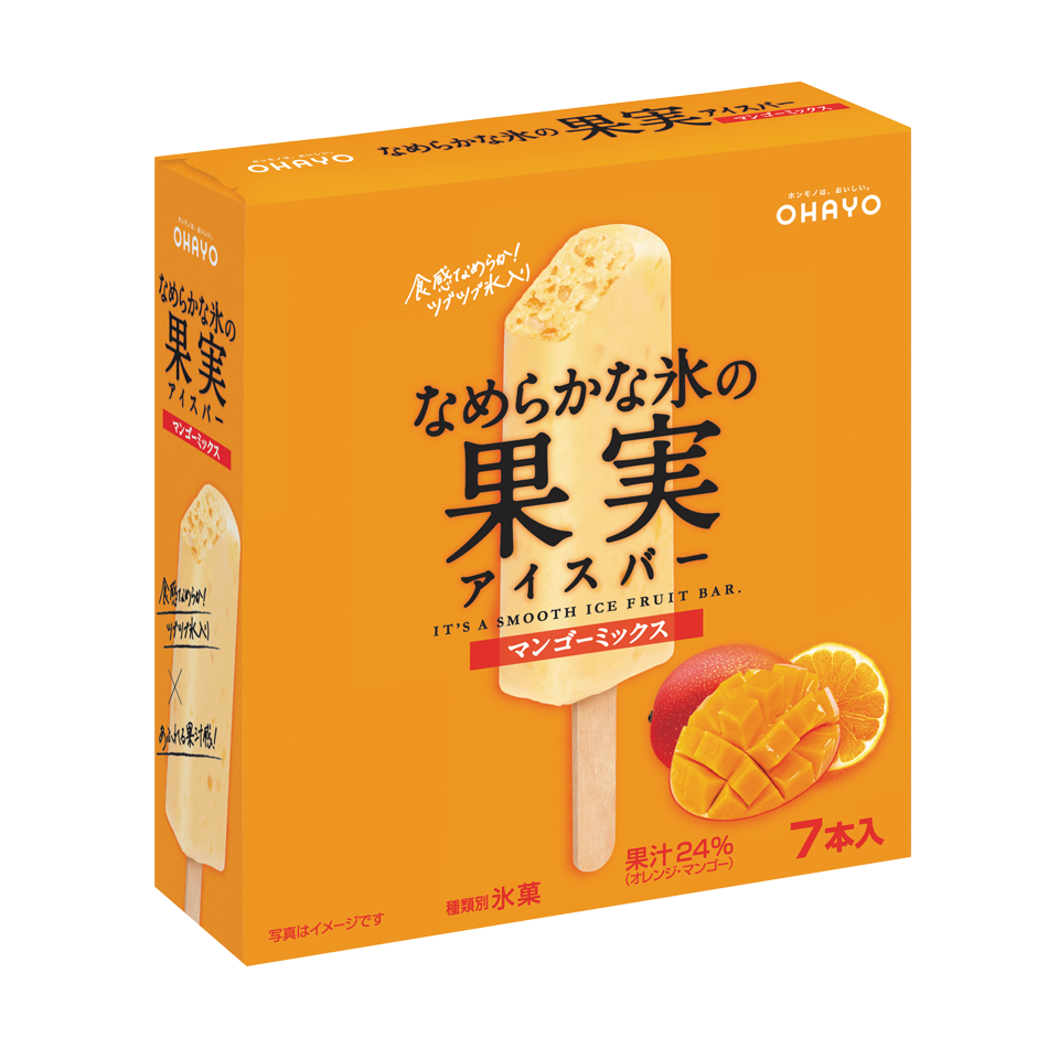  OHAYO- Kem smooth Ice Fruit Bar Mango Mix 