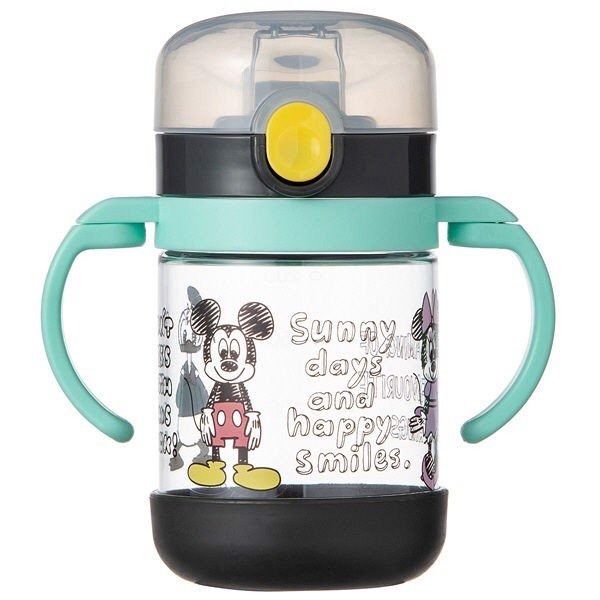  SKATER- Bình tập uống chống sặc núm 7m Mickey260ml 