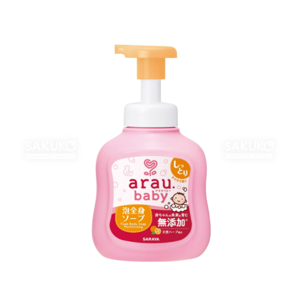 ARAU BABY- Sữa tắm gội thảo mộc dưỡng ẩm 450ml