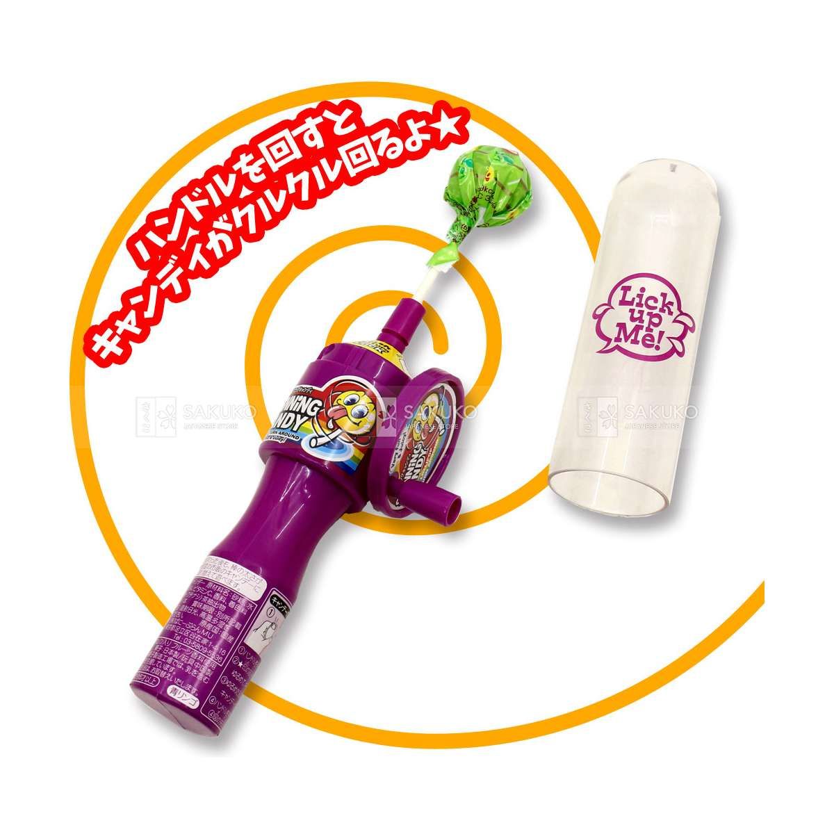 BUNNY PLAN- Kẹo mút kèm đồ chơi có cần xoay