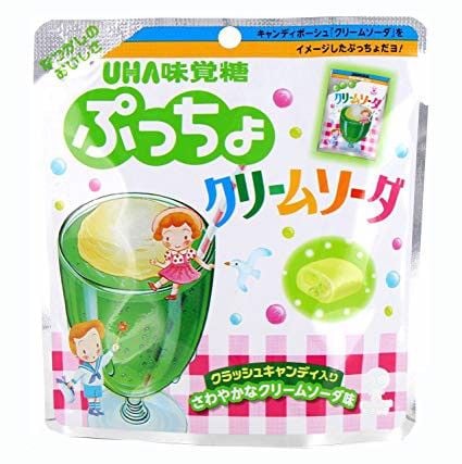  UHA MIKAKUTO- Kẹo vị kem soda 10 viên 34g 