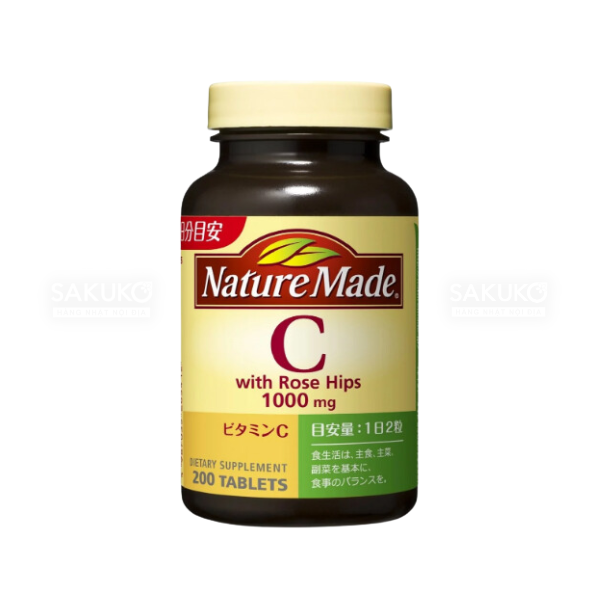  NATURE MADE- Viên uống bổ sung vitamin C 200 viên 