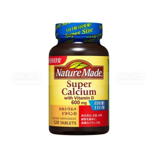 NATURE MADE- Viên uống bổ sung Ca vitamin D 120v 