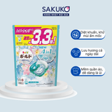 P&G- Viên giặt xả Gel Bold 3D hương hoa xanh 36v
