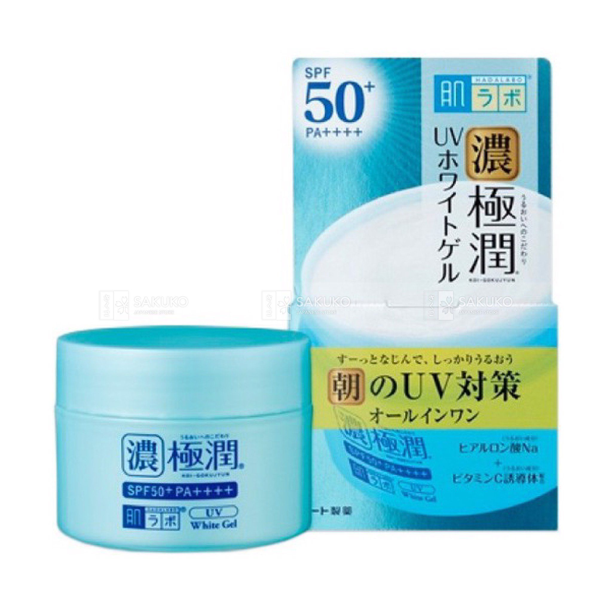  ROHTO- Kem dưỡng trắng HadaLabo SPF 50+(90g) 