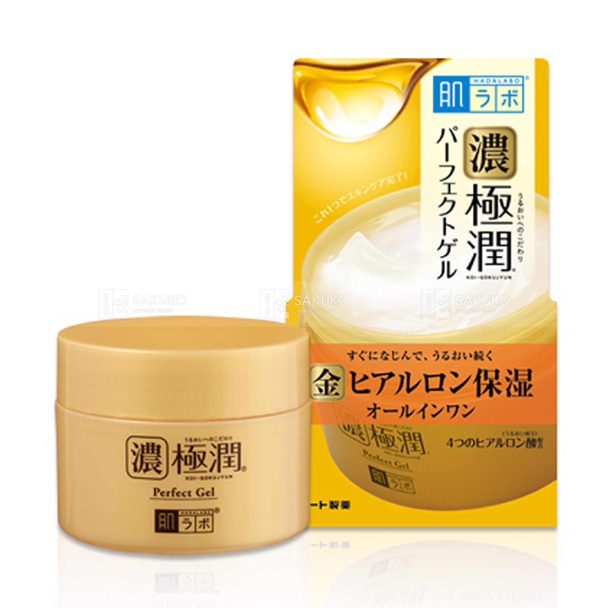  ROHTO- Gel dưỡng ẩm HadaLaboKoi-Gokujyun-100g 