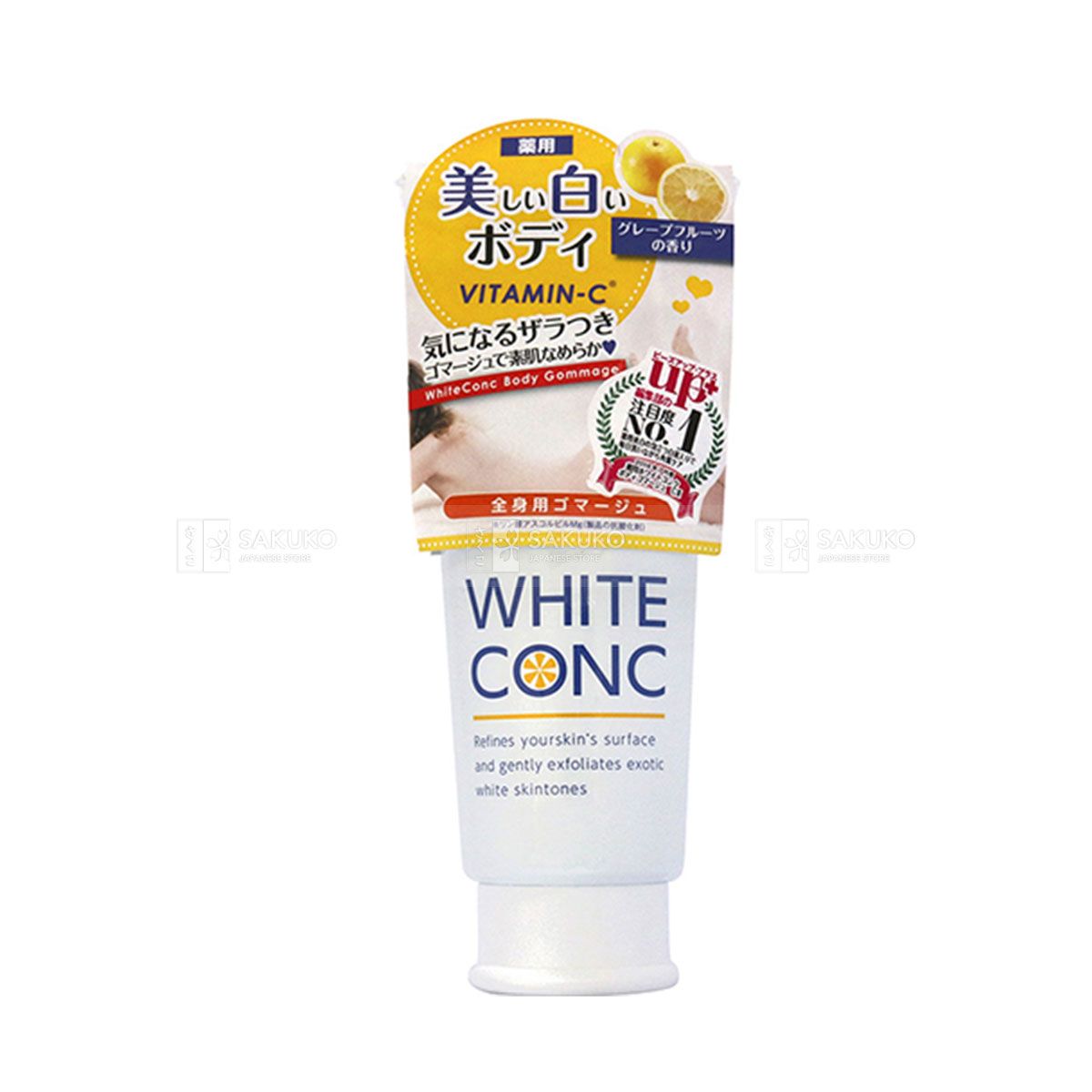  WHITE CONC- Tẩy da chết trắng da body (180g) 