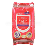 S SELECT- Khăn ướt tẩy trang dưỡng ẩm 50 miếng