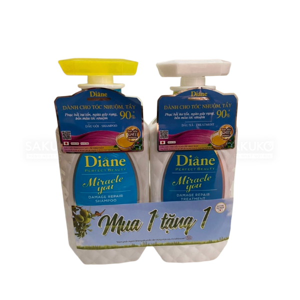  MOIST DIANE-Gội xả phục hồi tóc nhuộm 450mlx2 