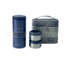  KAIYO- Bộ hộp cơm giữ nhiệt 5 món (Ghi - Navy) 