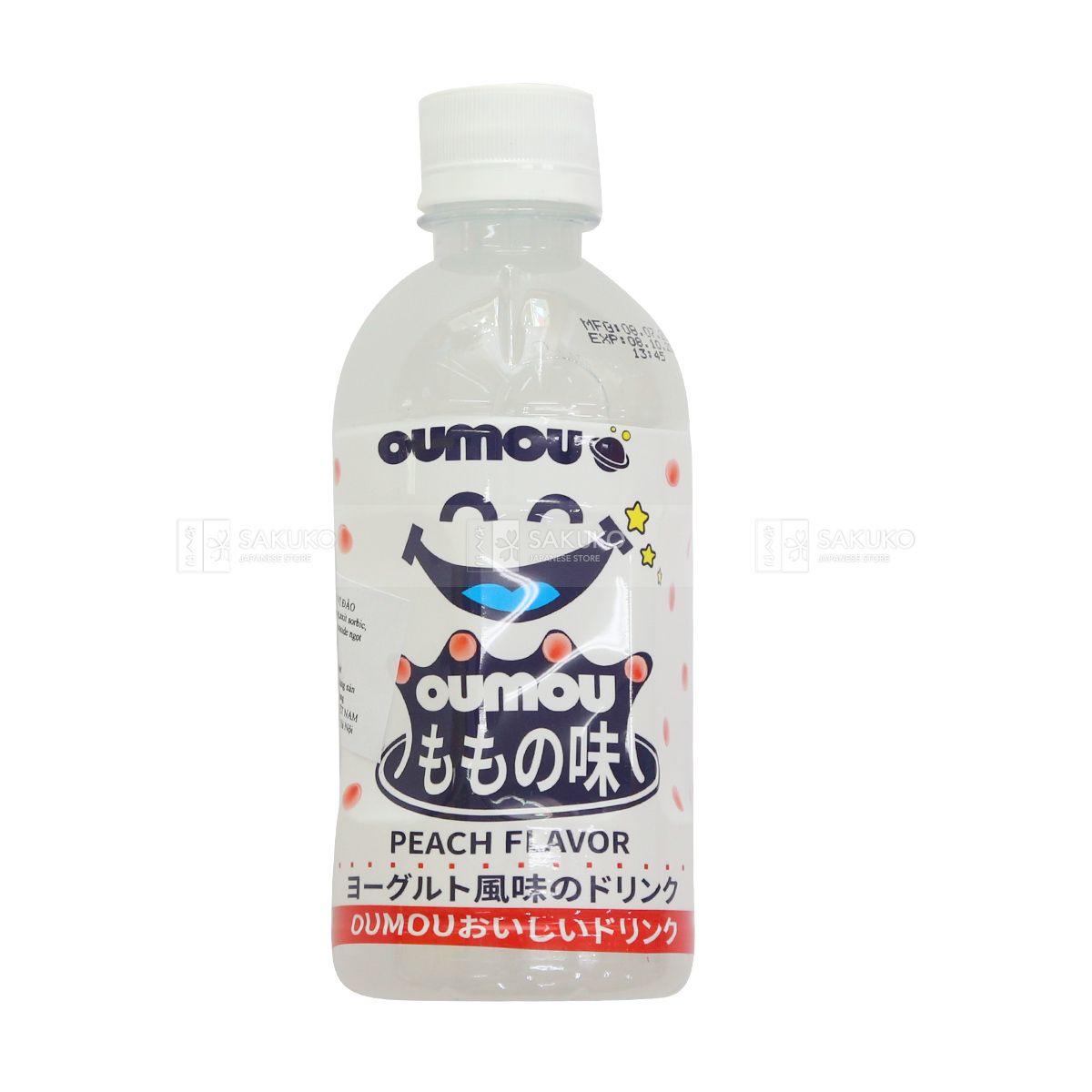  OUMOU- Nước giải khát sữa chua vị đào 300ml 