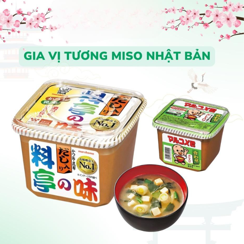 TƯƠNG MISO DASHI HẢO HẠNG CHO MÓN SÚP