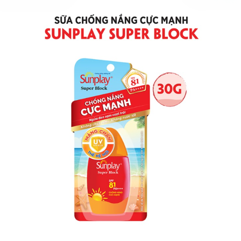  SUNPLAY - Sữa CN bảo vệ vượt trội SPF81 30g 